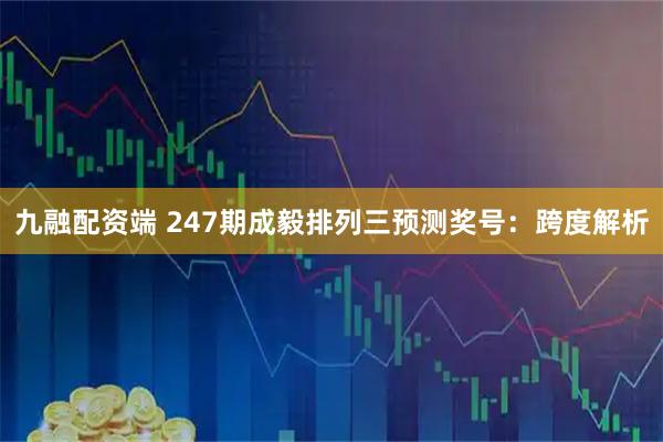 九融配资端 247期成毅排列三预测奖号：跨度解析